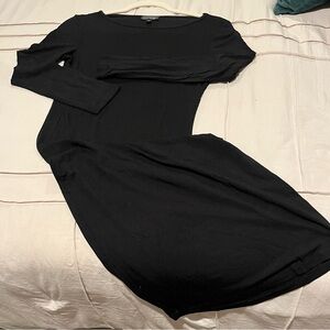 Topshop Classic Black Long Sleeve Dress